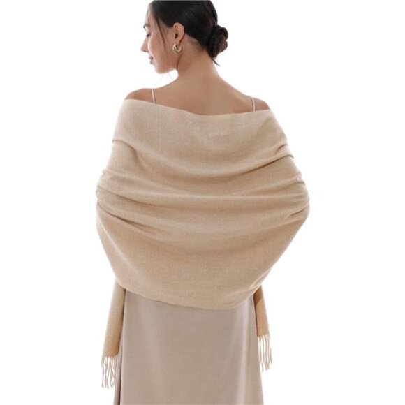RIIQIICHY Winter Scarfs for Women Pashmina Shawls Wraps for Evening Dresses - Picture 1 of 7
